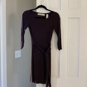 Laundry chocolate brown mini dress